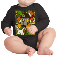 Save Animals Long Sleeve Baby Bodysuit | Artistshot