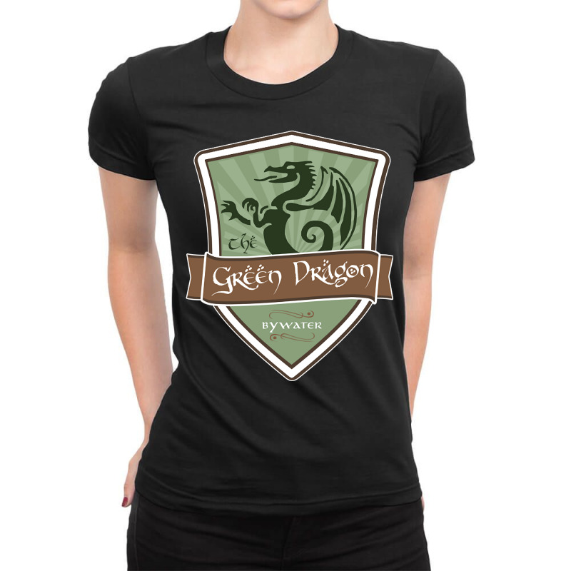 Trending The Green Dragon - Bywater Ladies Fitted T-Shirt by fenderbendable | Artistshot