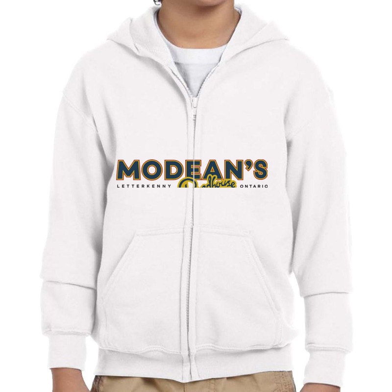 Limited Edition Modean's Roadhouse Youth Zipper Hoodie by bummercaught | Artistshot