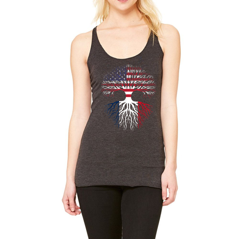 American Grown Martinican Roots Martinique Apparel Flag T Shirt Racerback Tank by gswarnkab | Artistshot