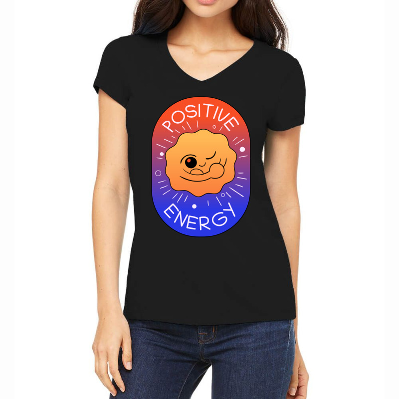 Positive Energy Women's V-Neck T-Shirt by thebrandal | Artistshot