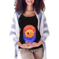 Positive Energy Maternity Scoop Neck T-shirt | Artistshot