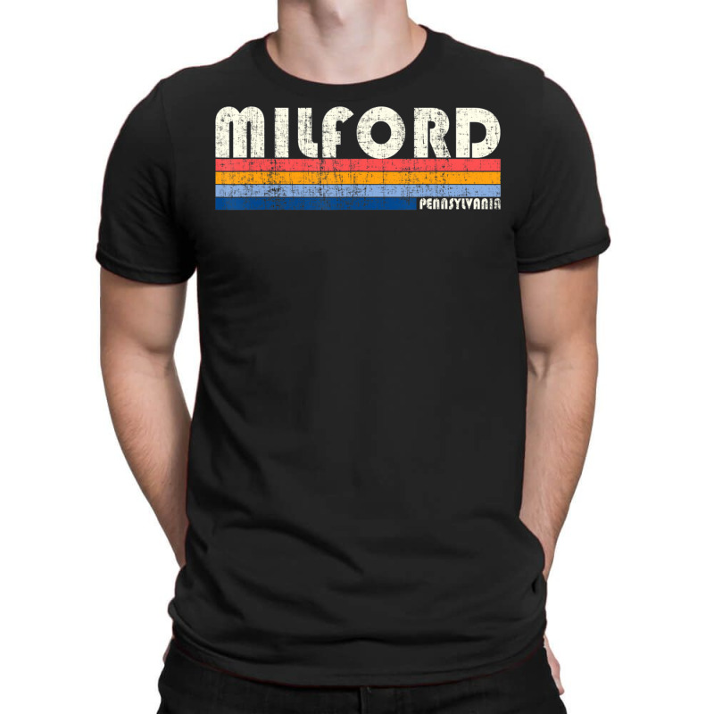 Vintage 70s 80s Style Milford Pa T-Shirt by hongquangd | Artistshot