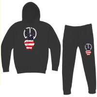 Hot Trend Fourth 4th Of July American Flag Peace Hoodie & Jogger Set | Artistshot