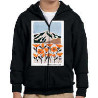 Marin County Youth Zipper Hoodie | Artistshot