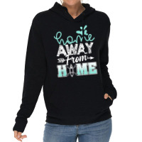 Home Away From Home Funny Canoeing T Shirt Lightweight Hoodie | Artistshot