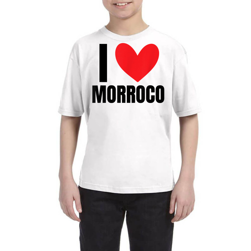 I Love Morroco Moroccan Moroccans Marrakech Rabat Meknes T Shirt Youth Tee by deemerx8lmshare | Artistshot