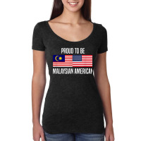 Proud To Be Malaysian American T Shirt Women's Triblend Scoop T-shirt | Artistshot