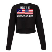 Proud To Be Malaysian American T Shirt Cropped Sweater | Artistshot