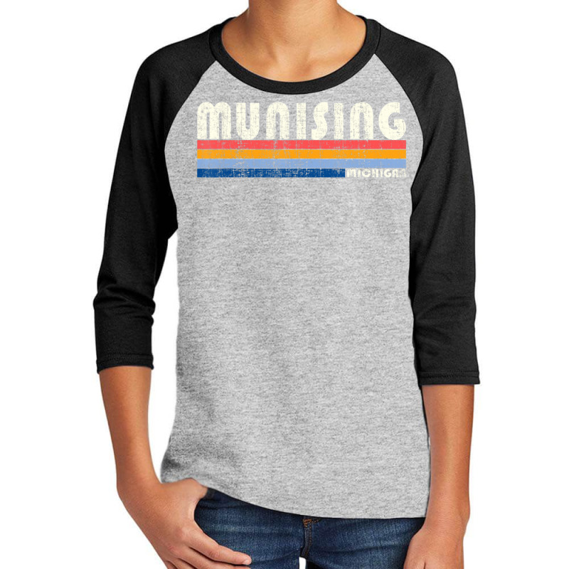 Vintage 70s 80s Style Munising Mi Youth 3/4 Sleeve by hongquangd | Artistshot