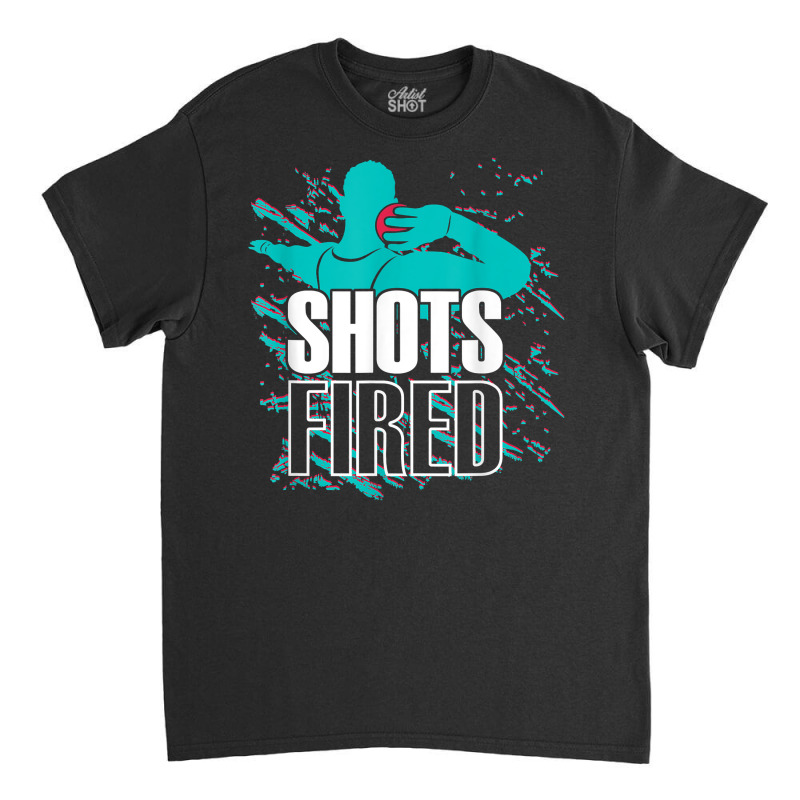 Shots Fired   Track And Field T Shirt Classic T-shirt by rennambka | Artistshot