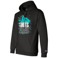 Shots Fired   Track And Field T Shirt Champion Hoodie | Artistshot