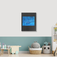 Hot Trend Sapphire Blue Portrait Canvas Print | Artistshot