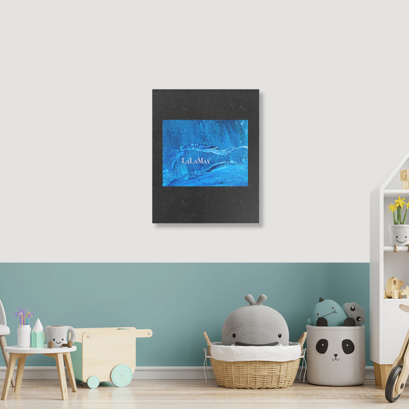 Hot Trend Sapphire Blue Portrait Canvas Print | Artistshot