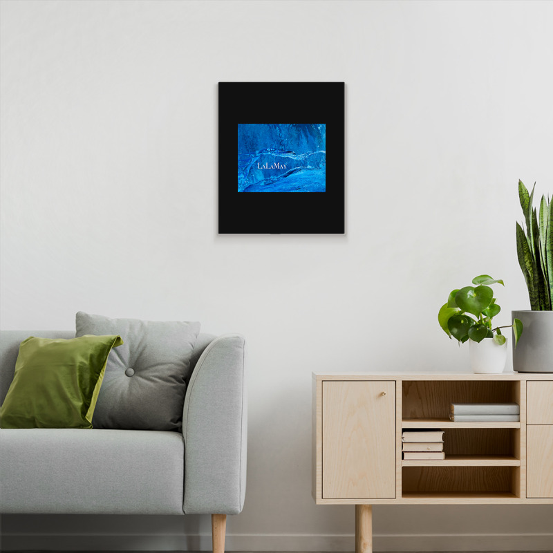 Hot Trend Sapphire Blue Metal Print Vertical | Artistshot