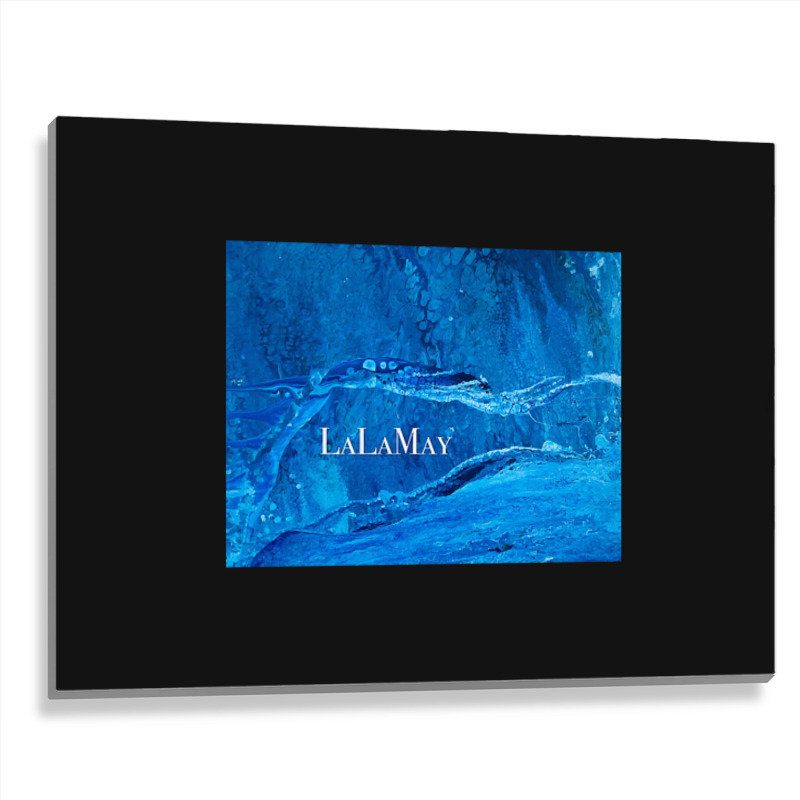 Hot Trend Sapphire Blue Metal Print Horizontal | Artistshot