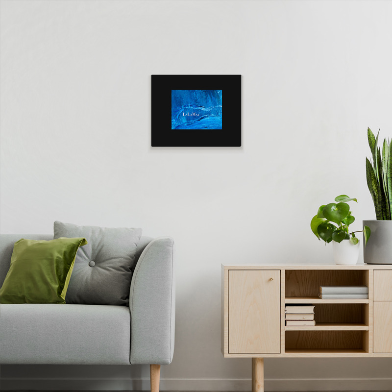 Hot Trend Sapphire Blue Metal Print Horizontal | Artistshot