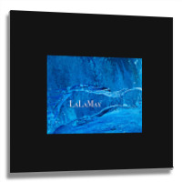 Hot Trend Sapphire Blue Metal Print Square | Artistshot