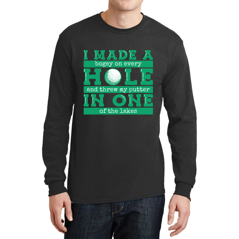 Hot Trend Hole In One Golfer Funny Golf Long Sleeve Shirts | Artistshot