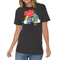 Hot Trend Retro 70s Roller Girl Skate With Heart And Colorful Rainbow Vintage T-shirt | Artistshot