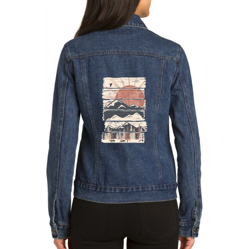 Winter Pursuits... Ladies Denim Jacket by SherryMorehart | Artistshot