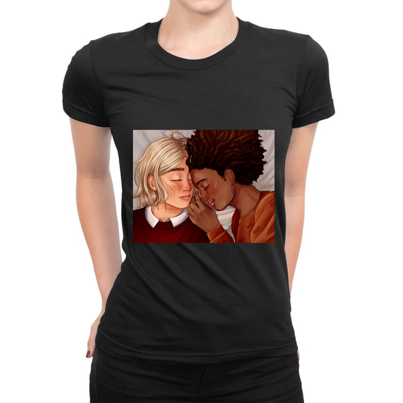 Limited Edition Darcy & Tara Ladies Fitted T-Shirt by Sierra Dennis | Artistshot