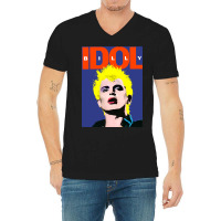 Limited Edition 80s Idol V-neck Tee | Artistshot