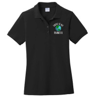 There Is No Planet B Earth Day, Climate Activist Ladies Polo Shirt | Artistshot