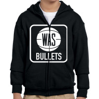 Trending Vintage 70's-styled Basketball Decal - Washington Bullets (wh Youth Zipper Hoodie | Artistshot