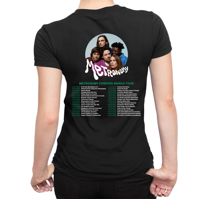 Metronomy Metronomy Forever Tour Dates Ladies Fitted T-Shirt by cahayadianirawan | Artistshot