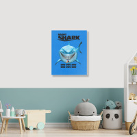 Daddy Shark   Finding Nemo Portrait Canvas Print | Artistshot