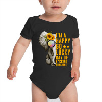 Sunshine Sunflower Positive Quote Elephant Gift Women Girl Pullover Baby Bodysuit | Artistshot