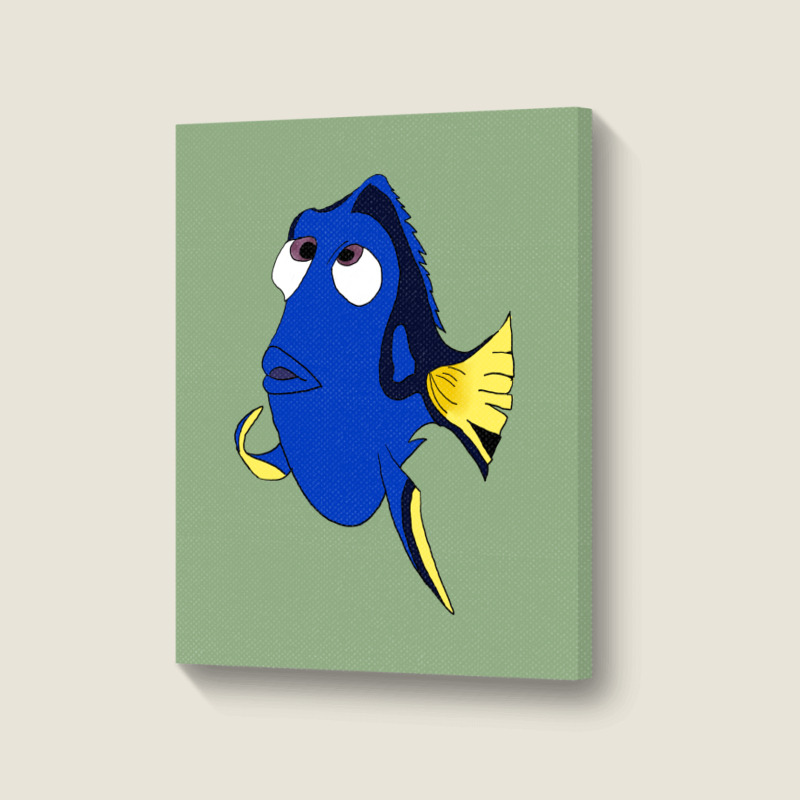 Dory  Finding Nemo Portrait Canvas Print | Artistshot