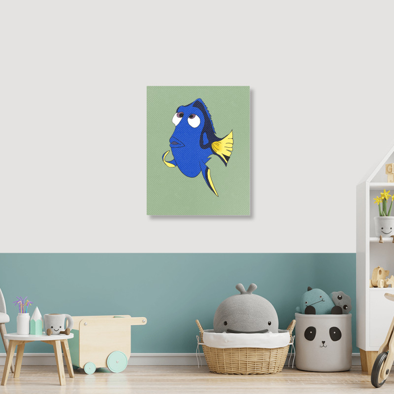 Dory  Finding Nemo Portrait Canvas Print | Artistshot