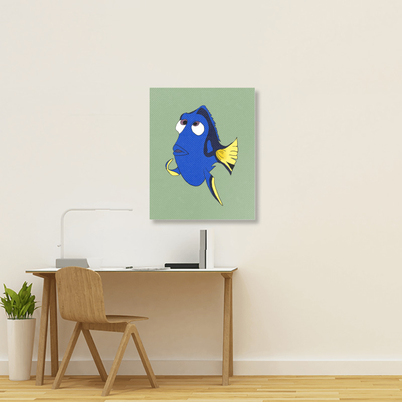 Dory  Finding Nemo Portrait Canvas Print | Artistshot