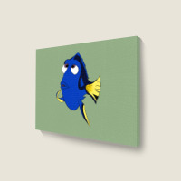 Dory  Finding Nemo Landscape Canvas Print | Artistshot