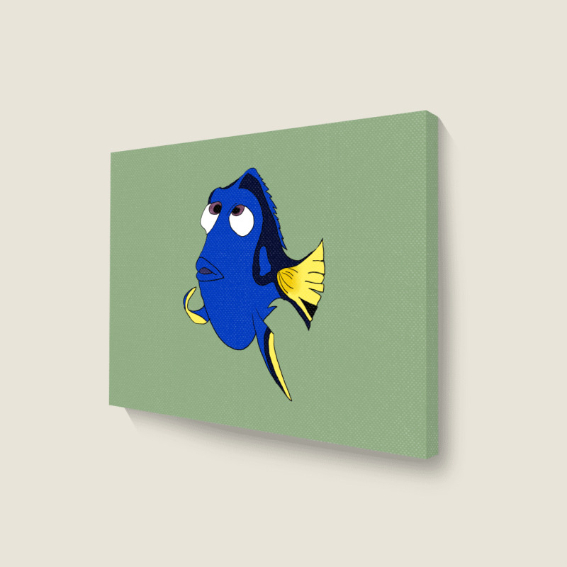 Dory  Finding Nemo Landscape Canvas Print | Artistshot