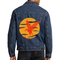 Hot Trend Flying Pterosaur Men Denim Jacket | Artistshot