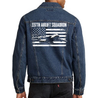 Limited Edition 337th Airlift Squadron Men Denim Jacket | Artistshot