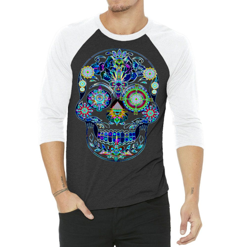 Hot Trend Machine Elf Psychedelic Being Spiritual 3/4 Sleeve Shirt | Artistshot