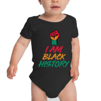 Limited Edition Pan African- I Am Black History Fist Design Baby Bodysuit | Artistshot