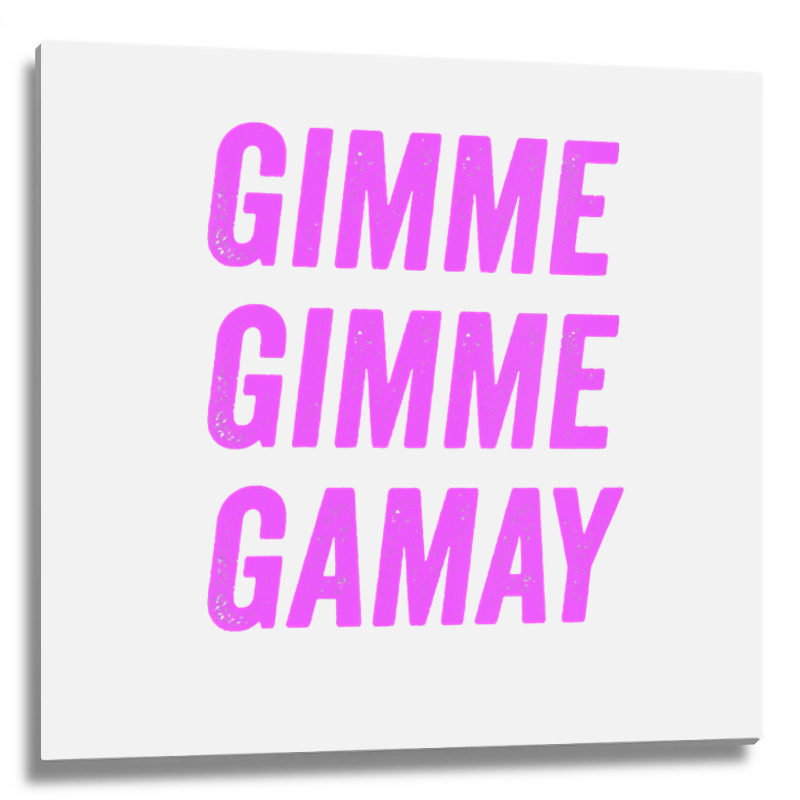 Womens Gamay Noir Gimme Gimme Gamay Cru Beaujolais Wine Collector Vnec Metal Print Square | Artistshot