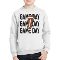 Womens Game Day Football Tee Women American Football Sport Cute Top Youth Sweatshirt | Artistshot