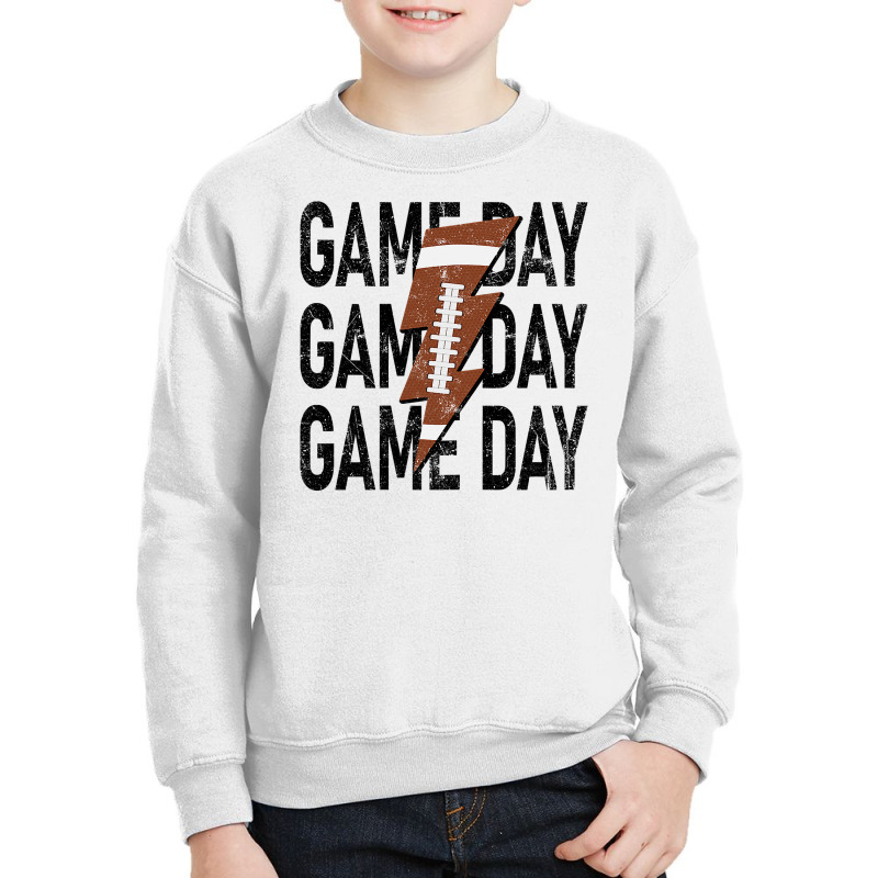 Womens Game Day Football Tee Women American Football Sport Cute Top Youth Sweatshirt | Artistshot