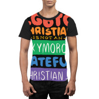 Limited Edition Lgbtq Christian Is Not An Oxymoron Lgbt Pride Gift Graphic T-shirt | Artistshot