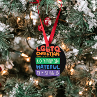 Limited Edition Lgbtq Christian Is Not An Oxymoron Lgbt Pride Gift Ornament | Artistshot