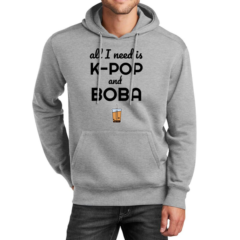 All I Need Is K Pop And Boba Bubble Tea Funny Unisex Hoodie | Artistshot