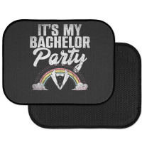 Mens Its My Bachelor Party Rainbow Groom Funny Bachelor Party T Shirt Rear Car Mat | Artistshot