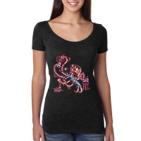 Limited Edition Busy Octopus Women's Triblend Scoop T-shirt | Artistshot