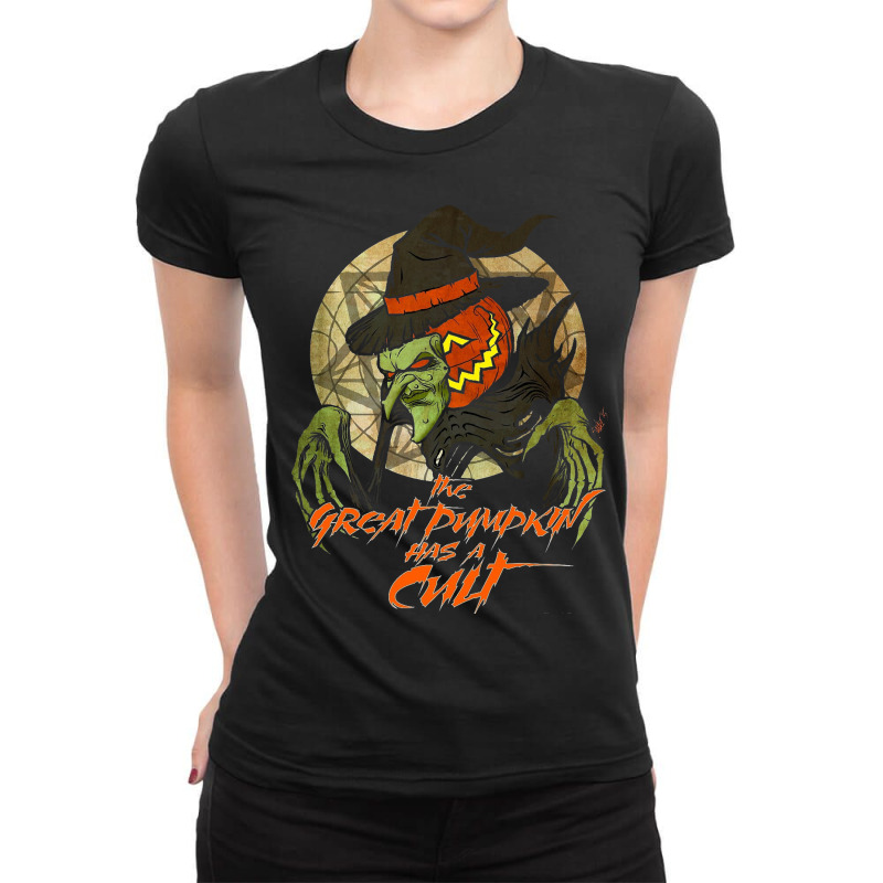 Great Pumpkin Ladies Fitted T-Shirt by robert01 | Artistshot